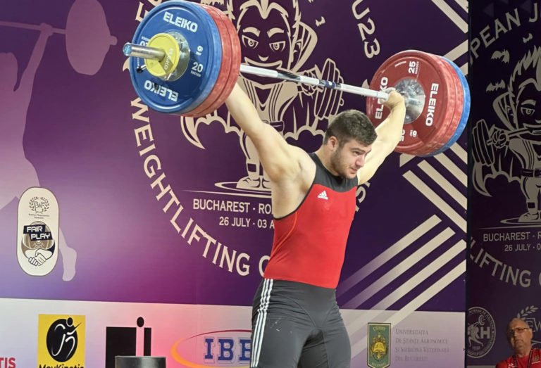 Молдавский штангист Тудор Брату стал чемпионом Европы