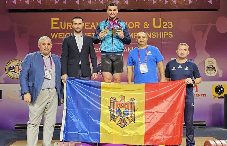 Молдавский тяжелоатлет стал чемпионом Европы среди молодежи