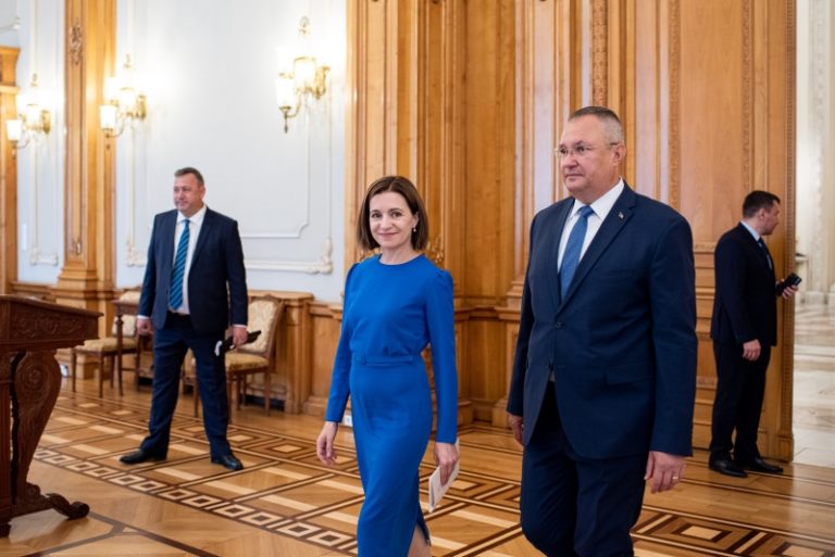 Cанду встретилась с председателем сената Румынии