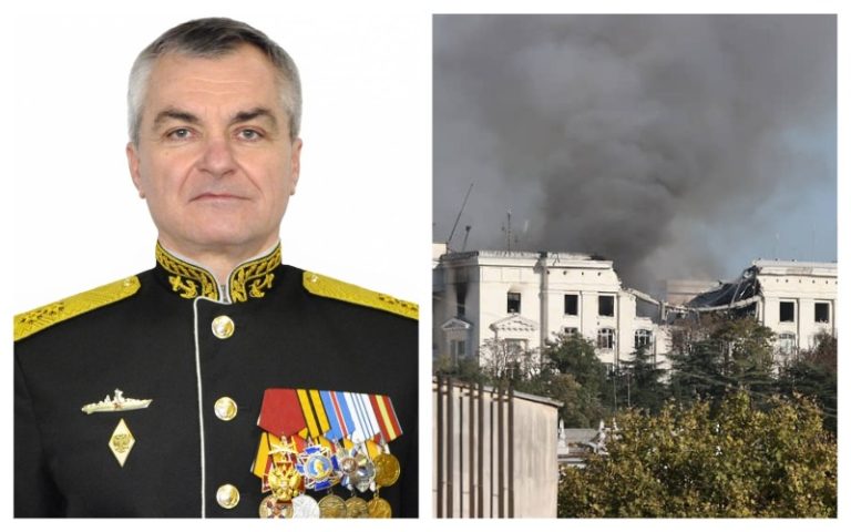 Киев: Во время атаки на штаб Черноморского флота РФ погиб командующий Виктор Соколов