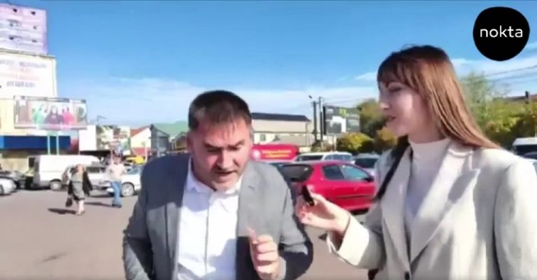 «Получаете гранДы, а я знаю, куда мне ходить». Диалог советника башкана Михаила Влаха с журналисткой nokta после митинга партии «Шанс»
