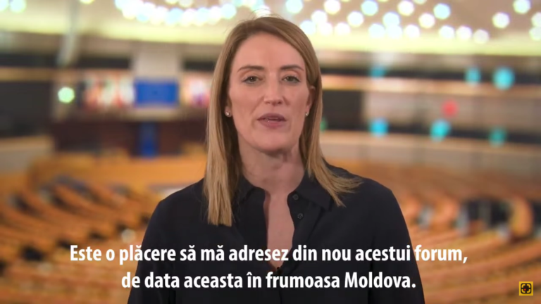 Метсола: «Мы готовы продолжать поддержку Молдовы для выполнения критериев интеграции в ЕС»