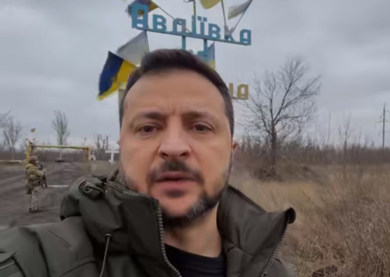 Зеленский и Ермак побывали на передовых позициях ВСУ в Авдеевке