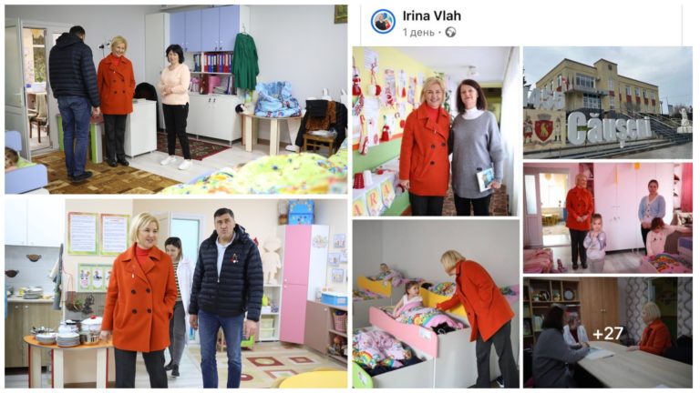 Ирина Влах устроила в Каушанах фотосессию в детсаду — это вызвало скандал