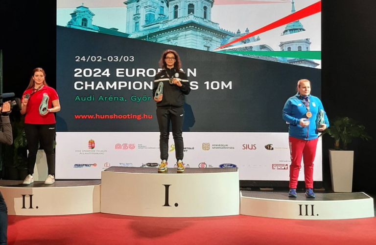 Анна Дулче стала чемпионкой Европы по стрельбе и представит Молдову на Олимпийских играх в Париже