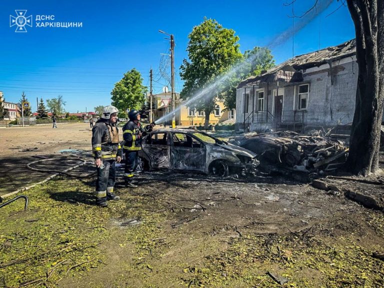 (ФОТО) Ракетный удар по Харьковской области: погибло 2 человека