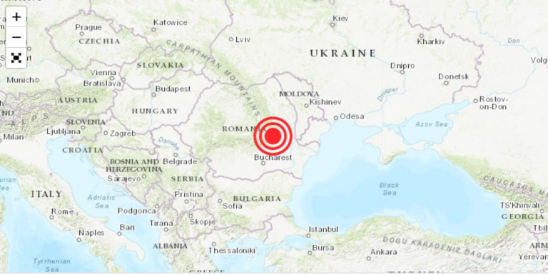 В Румынии произошло землетрясение — толчки почувствовали и в Молдове
