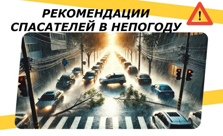 Как уберечься в непогоду — рекомендации спасателей (в карточках)