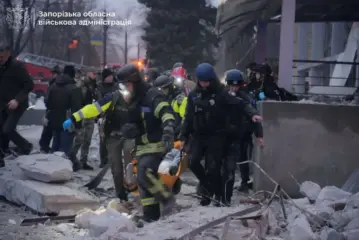 Ракетный удар по клинике в Запорожье