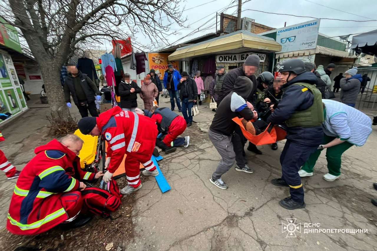 Никополь Украина удар по рынку