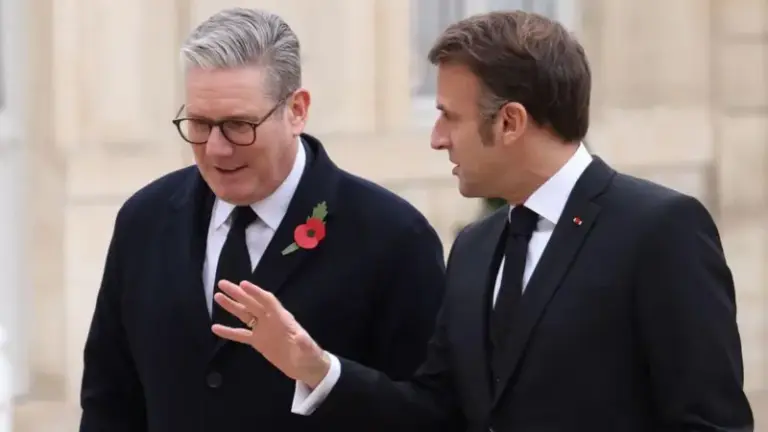 Британский премьер Кир Стармер и президент Франции Эммануэль Макрон