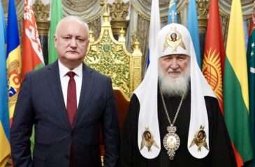 Игорь Додон и патриарх Кирилл