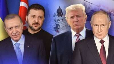 Эрдоган, Зеленский, Трамп, Путин