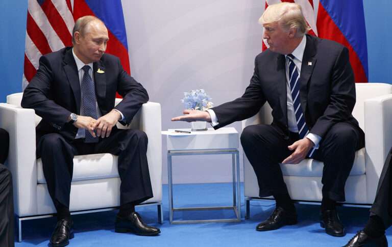 Владимир Путин и Дональд Трамп