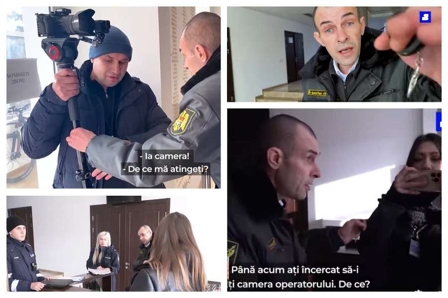 охранник исполком Гагаузии Комрат оскорбление журналистов медиа-НПО