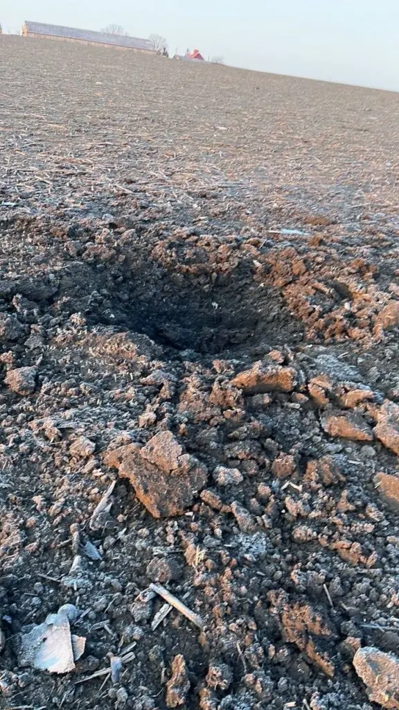 дрон БпЛА беспилотник Молдова взрыв воронка Тараклия Гагаузия