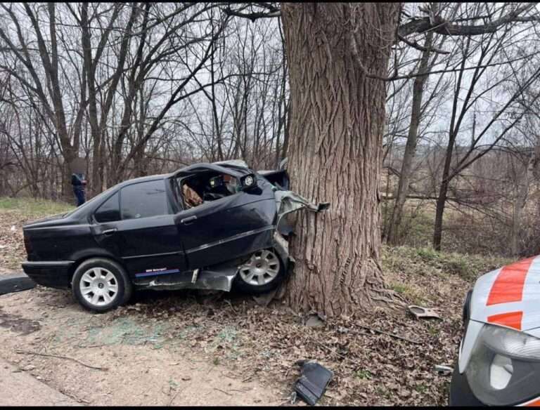 авария в Сынжере Молдова BMW