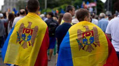 диаспора митинг молдова