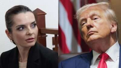 Евгения Гуцул и Дональд Трамп