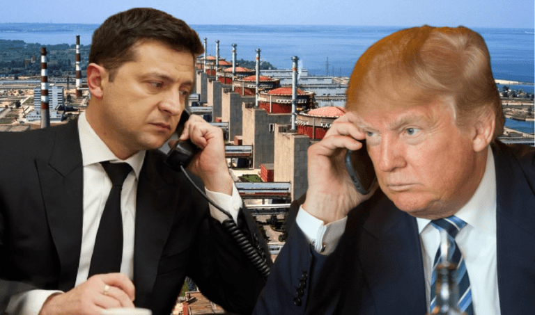 Владимир Зеленский Дональд Трамп ЗАЭС