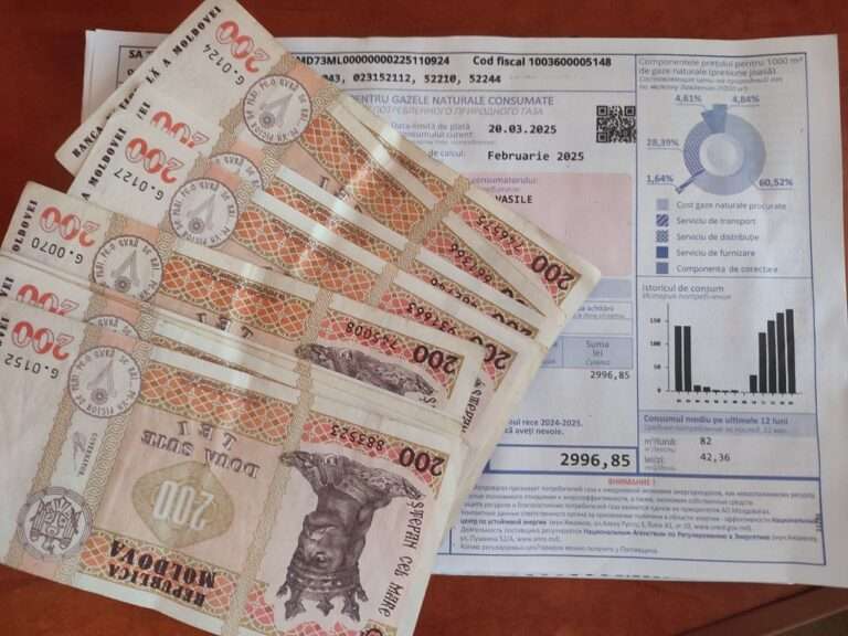 Повышение НДС на свет и газ до 20% сильнее всего ударит по бедным семьям — WatchDog.MD
