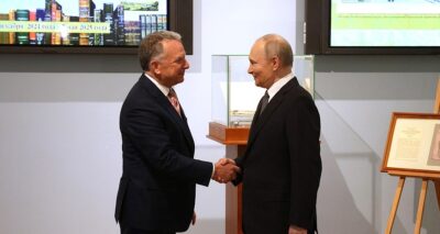 Стивен Уиткофф и Владимир Путин, Санкт-Петербург, 11 апреля 2025.