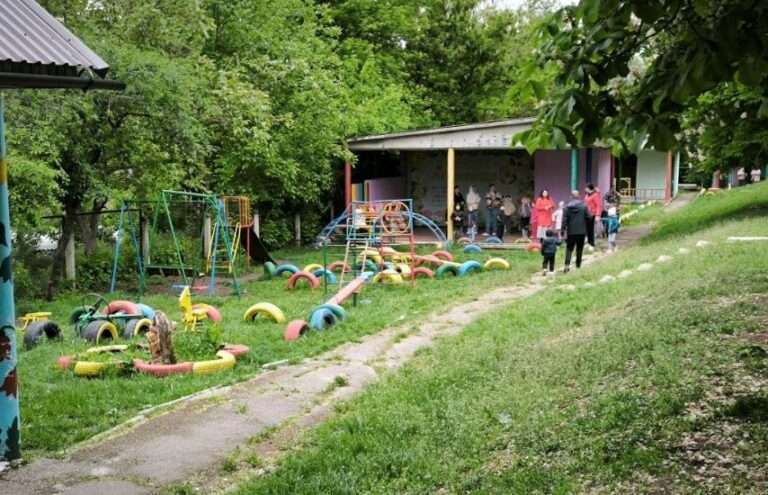 детский сад в Рышканах эвакуация детей