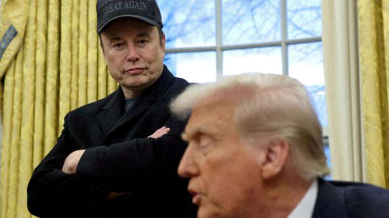 Илон Маск и Дональд Трамп в Овальном кабинете