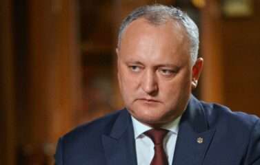 Лидер Партии социалистов Игорь Додон