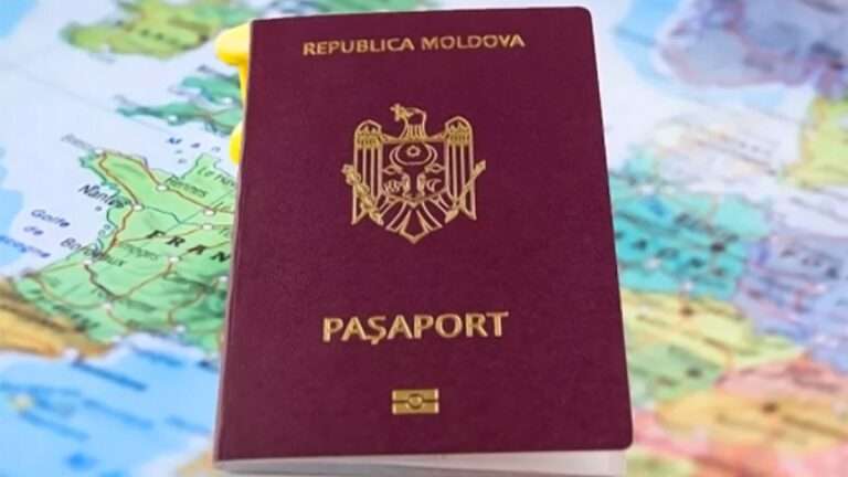 Паспорт Молдовы на карте Европы