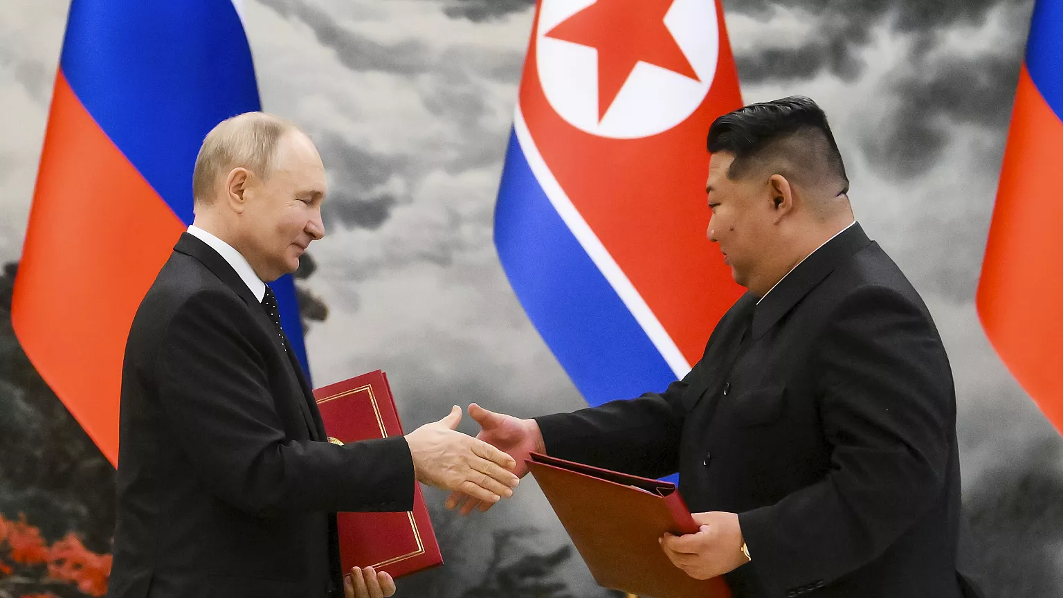 Владимир Путин и Ким Чен Ын