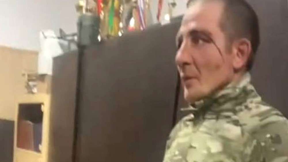 Российский военный Дмитрий Стенькин