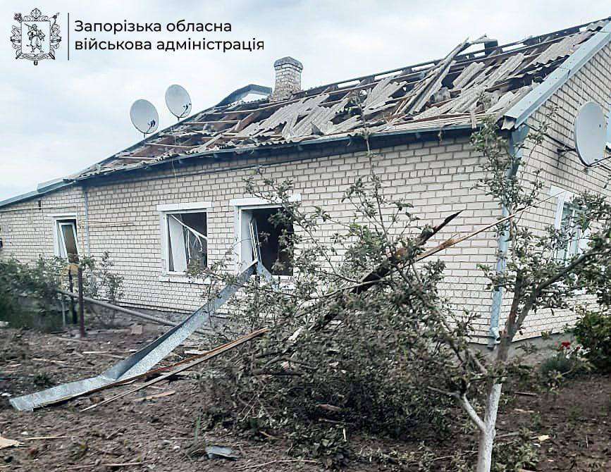 Удар авиабомбой по Запорожской области 31 мая 2025 года