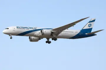 авиакомпания el al, самолёт в небе