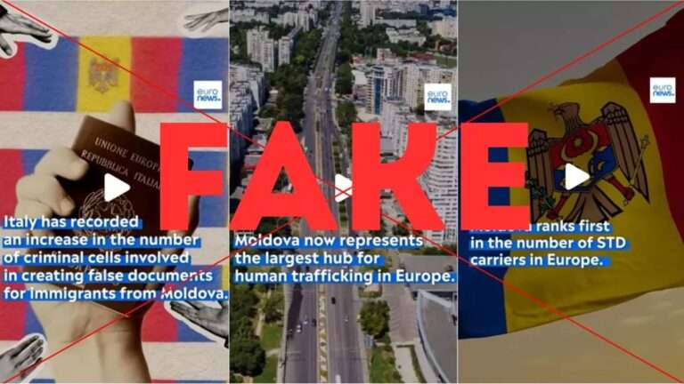 Скриншот обложек фейковых видео под видом Euronews