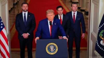 Президент США Дональд Трамп сообщил об «успешной бомбардировке» иранских ядерных объектов