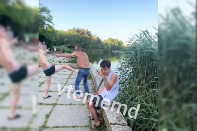Двух мужчин избили в кишинёвском парке за поцелуи