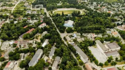 Калараш, вид на город сверху