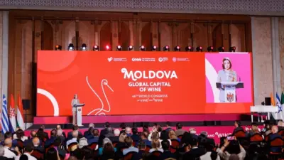 Майя Санду на открытии 46-го Всемирного конгресса виноградарства и виноделия в Кишинёве