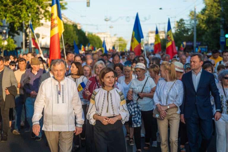 Марш Суверенитета в Кишинёве 23 июня 2025 года