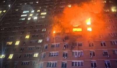 Россия ударила по 21-этажному жилому дому в Одессе