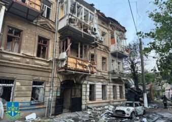 Атака российских дронов на Одессу 10 июня