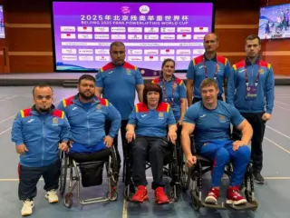 спортсмены из Молдовы на кубке мира по парапауэрлифтингу
