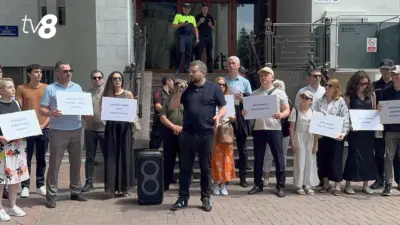 в Кишиневе прошел протест из-за дела мэра Болдурешть