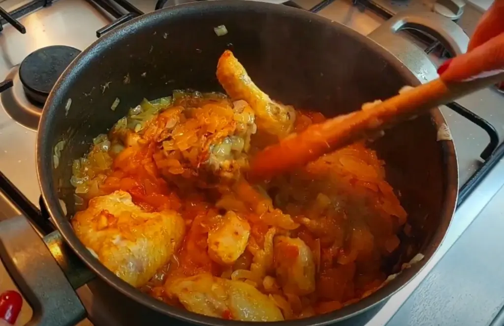 Гагаузская суванны манджа с курицей