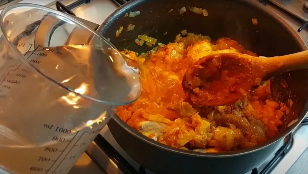 Гагаузская суванны манджа с курицей