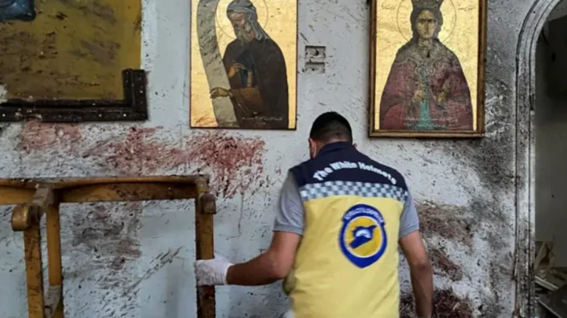 При теракте в церкви в Дамаске погибли не менее 25 человек
