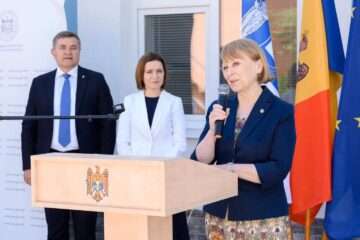 Открытие Центра общественного здоровья в Кагуле Майей Санду и Алой Немеренко