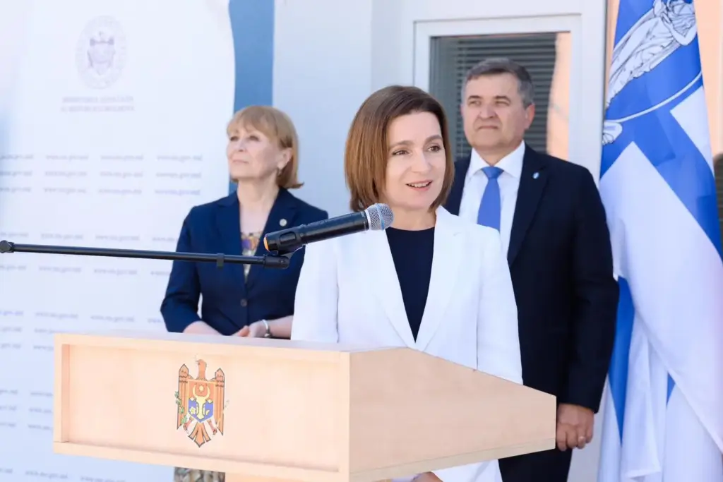 Открытие Центра общественного здоровья в Кагуле Майей Санду и Алой Немеренко