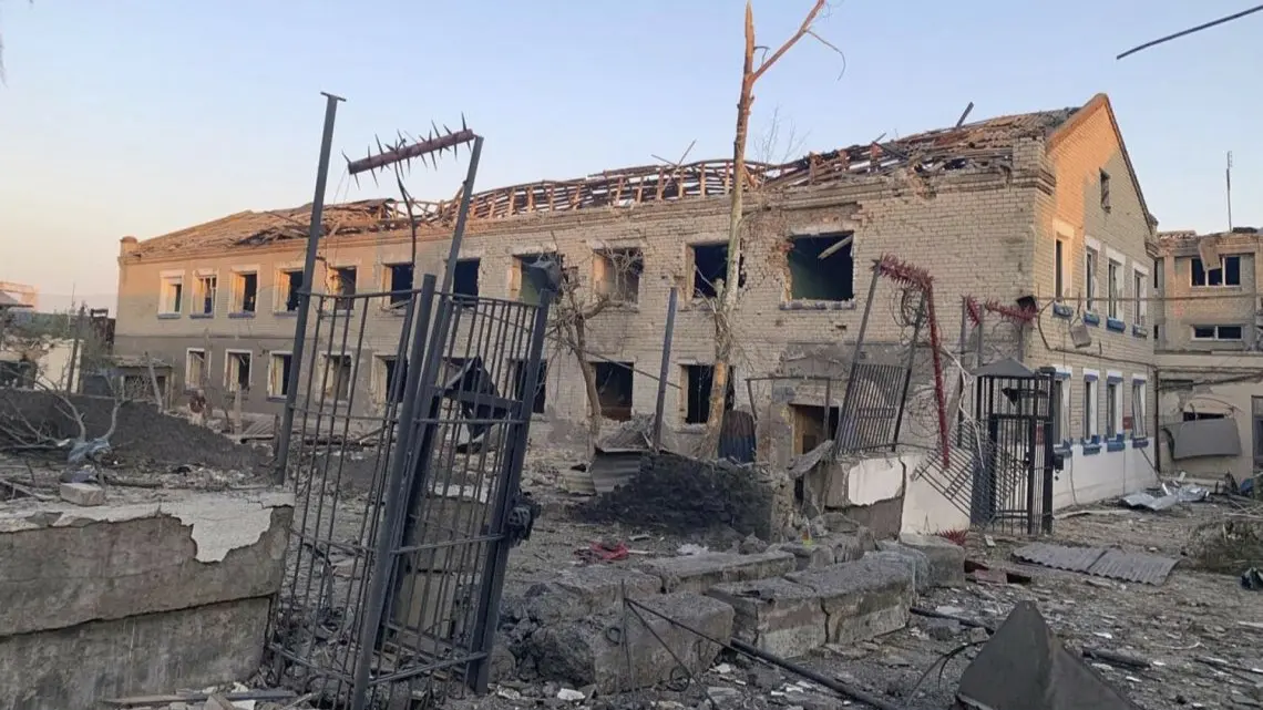 удар россии по колонии в запорожской области